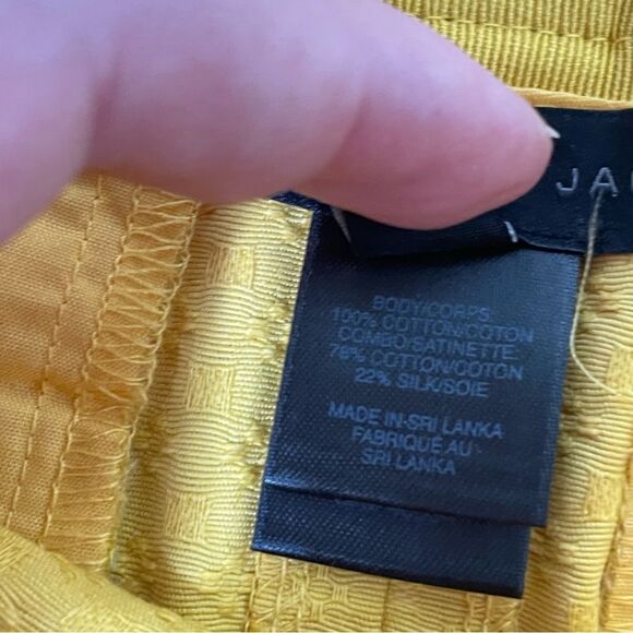 Marc by Marc Jacobs‎ Yellow A Line Belted Button Down Cargo Pocket Skirt Size 8 - Picture 4 of 7